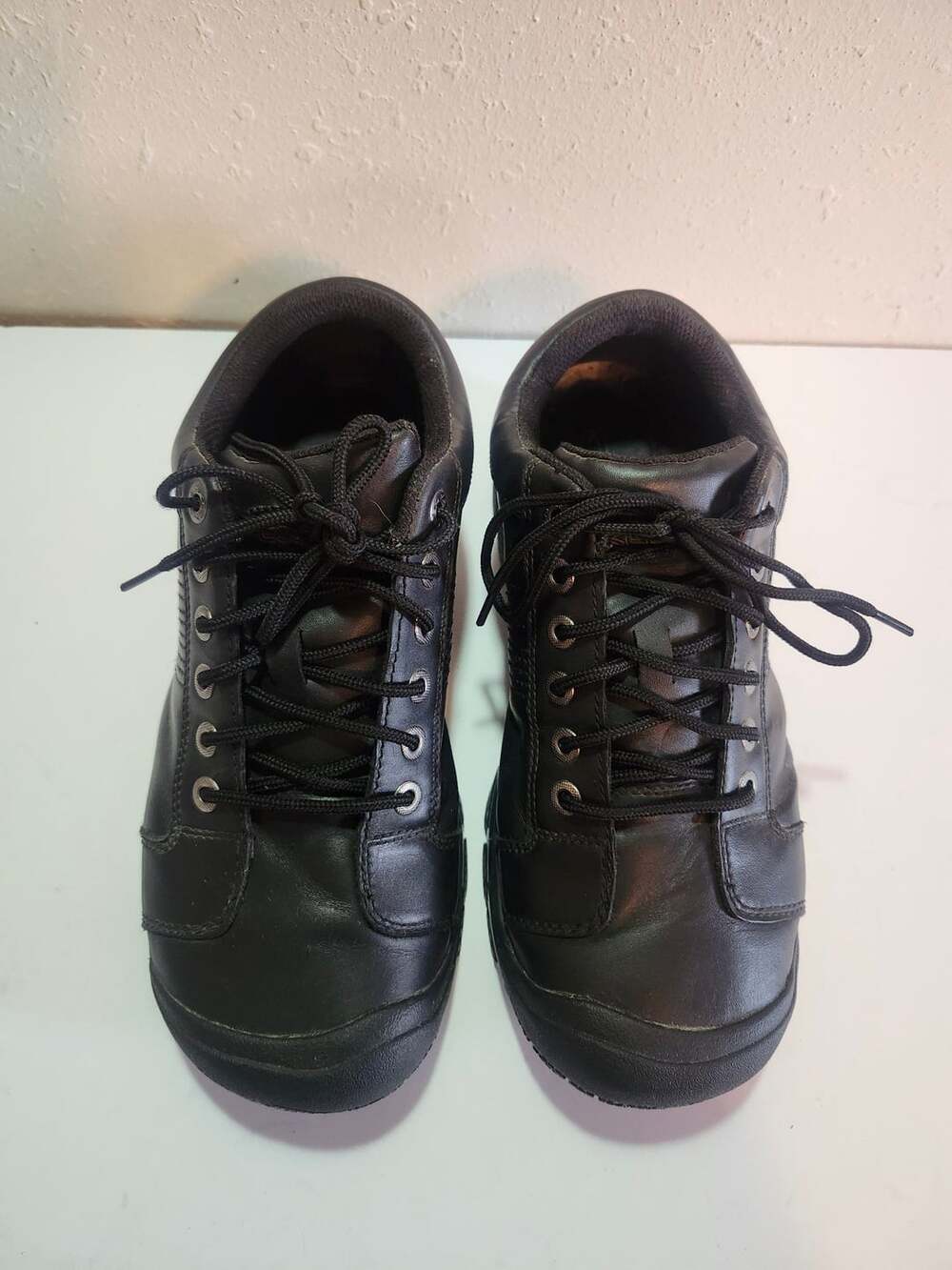 Keen Utility PTC Slip-Resistant Black Leather Oxford Men's Shoes Size 10